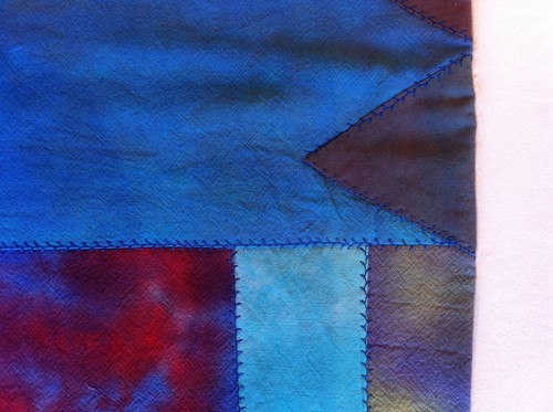 Handmade Patchwork RETRO FABRIC Cotton CUSHION Cover Boho Hippy - Picture 4 of 6