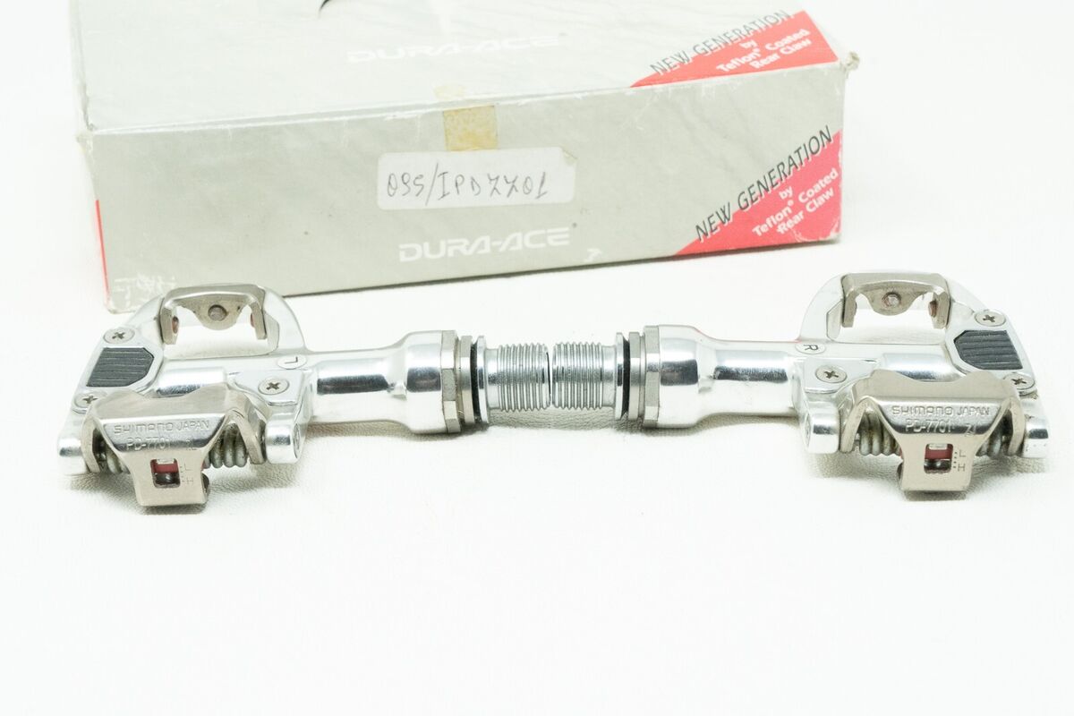 NOS SHIMANO DURA ACE PD-7701 PEDALS VINTAGE RACING BICYCLE NOS SHIMANO DURA ACE PD-7701 PEDALS VINTAGE RACING BICYCLE