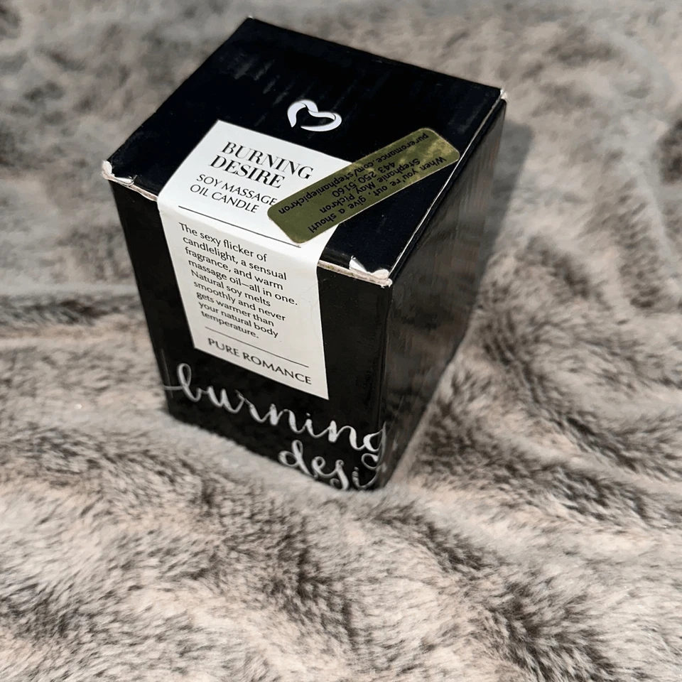 Pure Romance Burning Desire” massage oil candle | Sz OS - Image 3 of 4