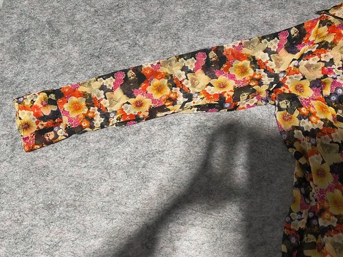 Element Shirt Women's Size S Semi Sheer Floral Button Up Long Sleeve - Picture 3 of 19