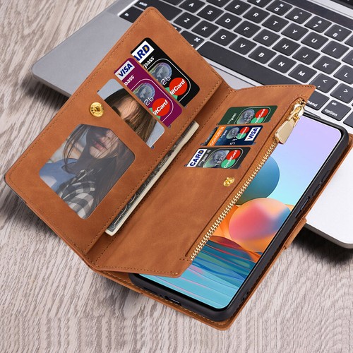 For Samsung A56 A36 A16 A15 A35 A55 A54 14 Case Leather Wallet Flip Zipper Cover - Picture 18 of 25