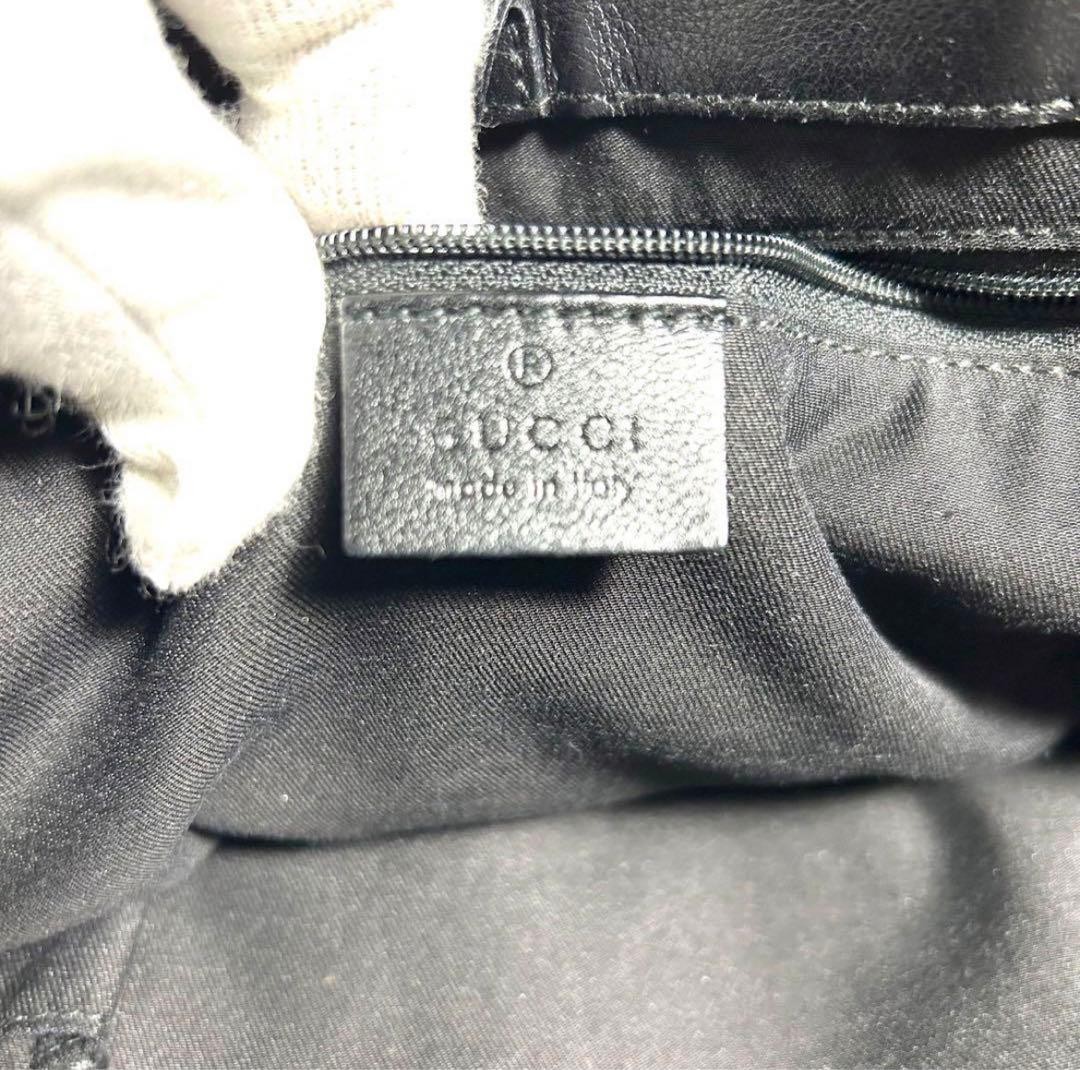 GUCCI Abbey Enamel Tote Bag Black Authentic Ladies Fashion Handbag thumbnail 12