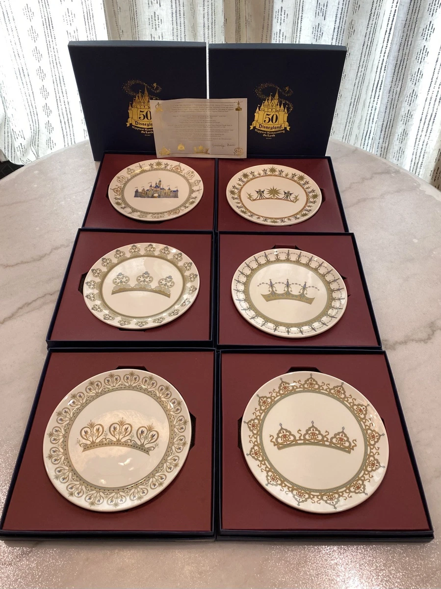 【直筆サイン入り】ディズニーランド　50周年記念プレート5枚 disneyland 50th anniversary plate products for sale | eBay