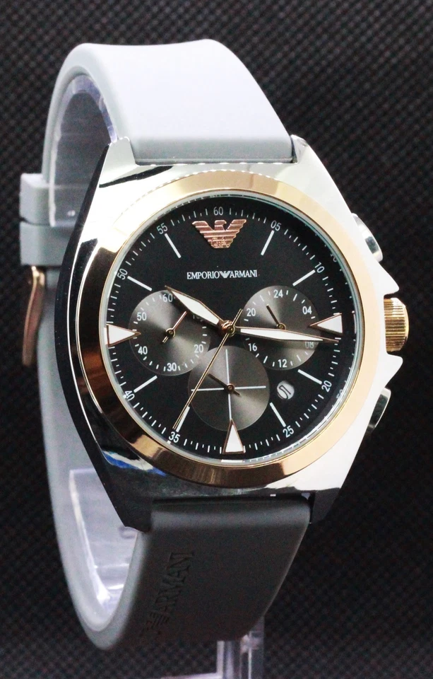 Hermoso Reloj Hombre Emporio Armani Cronógrafo Cuarzo con Indicador de Fecha. Foto 2 de 4