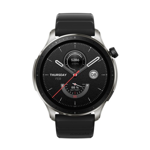 Amazfit GTR 4 Superspeed Black 3,63 cm (1.43") AMOLED 46 mm Noir GPS (satellite) - Photo 1/5