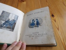 1854 Fairy Stories Children's Book, pub. Crosby & Nichols, Boston, acceptable