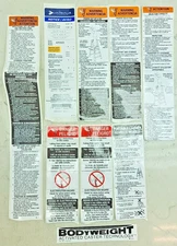 2 Pack Louisville Ladder Label Kit PK-AP5000 Lot of 2 Kits