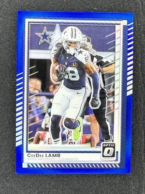 2025 Donruss Optic Blue /249 #24 CeeDee Lamb, Dallas Cowboys