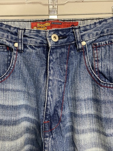 Vintage Southpole Jeans Mens 34x30 Baggy Wide-Leg Red Tab 90's Skater Y2K - Picture 3 of 7