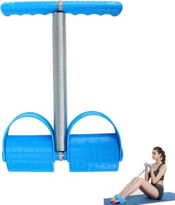 Pedal Puller Resistance Bands with Single Spring   Durable Sit Up Equipment f...