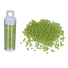 1000 Pcs Glass Seed Beads, 2mm Mini Glass Seed Spacer Bead, Olive