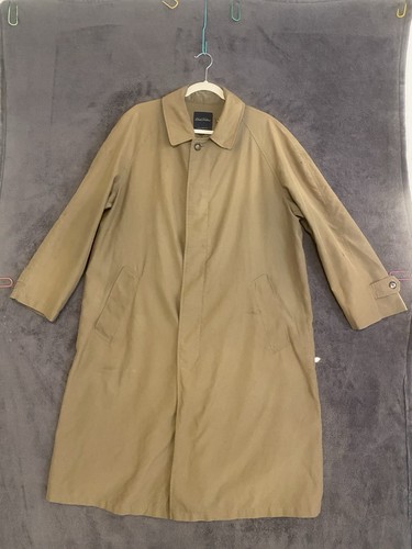 VTG. BROOKS BROTHERS S Automatic Wash & Wear Raincoat Trench Coat See photos