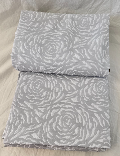 DKNY Rosette Colorscultp Fabric Shower Curtain 72" x 72" NIP - Picture 4 of 7