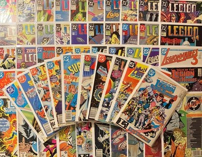 DC Comics Legion of Super-Heroes 60-Issue Cosmic Lot SEE PHOTOS! FREE SHIPPING!