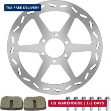 180mm Mini Bike Disc Brake Rotor with Pads for Motovox, Mega Moto, Baja Doodle B
