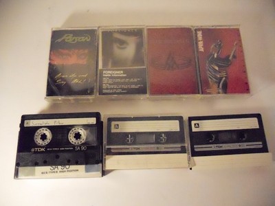 rock lot  Van Halen For Unlawful Carnal Knowledge poison april w  Cassettes av86