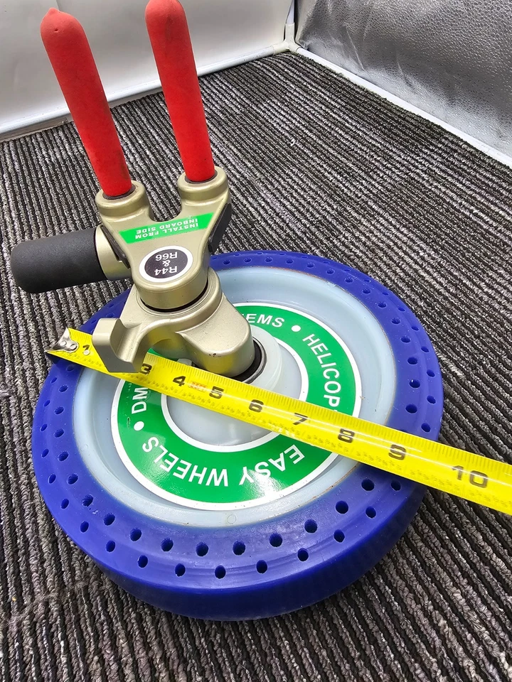 Rueda de helicóptero Easy Wheels estándar duradera para Robinson R44 y R66 Foto 3 de 4