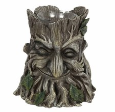 Green Man Candle Holder