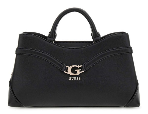 Guess Dea Girlfriend Satchel Handtasche UmhäNgetasche Tasche Black Schwarz Neu-image