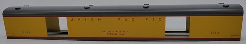 Carcasa de coche de pasajeros equipaje de aluminio Union Pacific Lionel 25439-2 #5702 | Condition: New