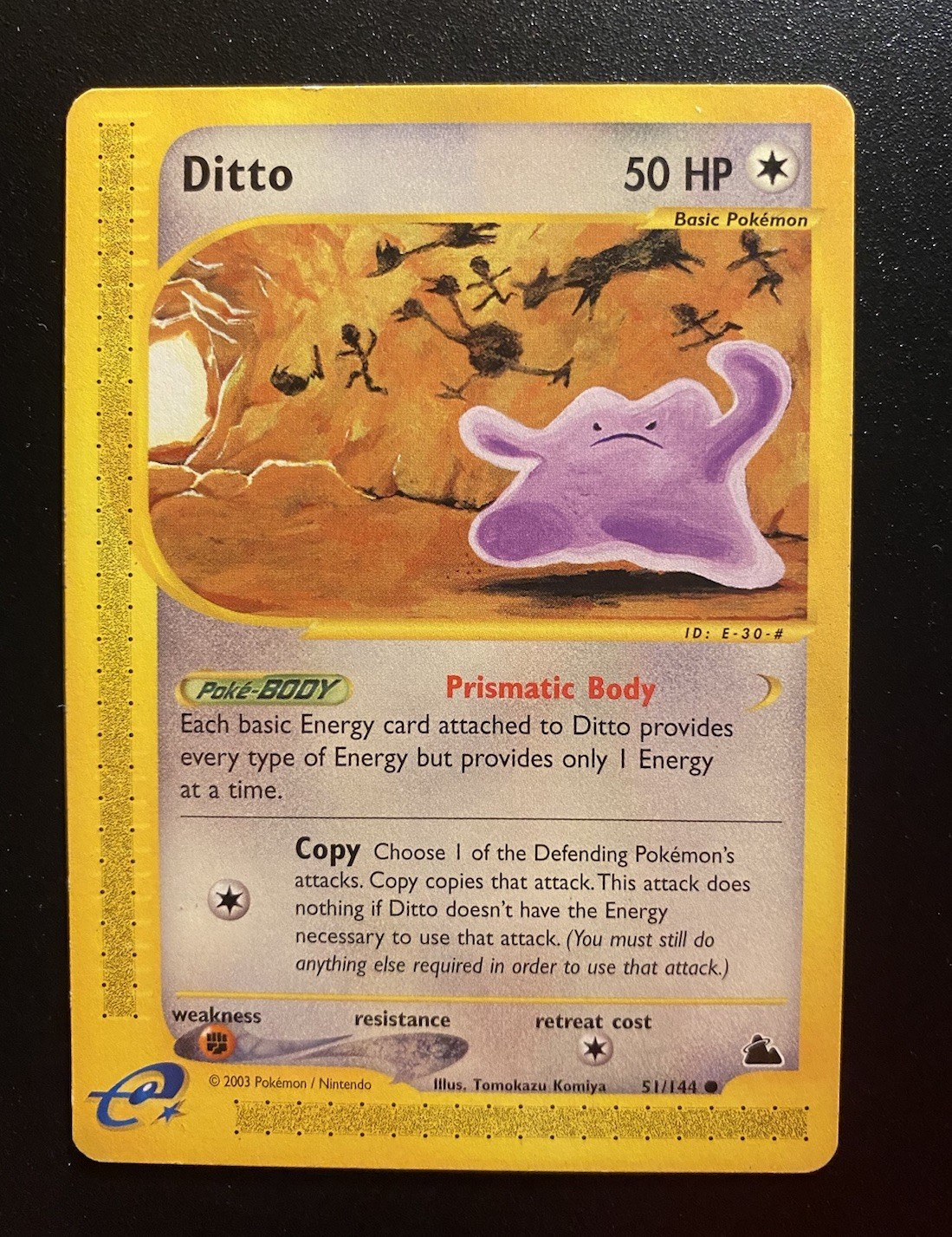 Pokemon Card-Ditto-Skyridge-51/144-ENG-Very Good