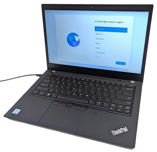 Lenovo ThinkPad T490 14" Laptop i5-8265U 1.60GHz 8GB RAM 256GB NVMe  Windows 11