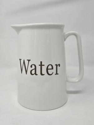 Grace's Teaware White Farmhouse Water Pitcher