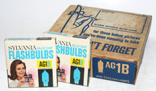 Sylvania Blue Dot Flash Bulbs AG1B - 1 Case in Original Box 1 Case 12 boxes.