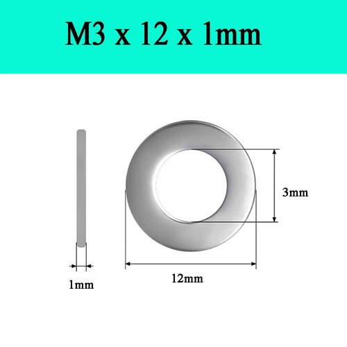 A2 Stainless Steel Flat Washers DIN 125 for Home Decoration or Construction - Picture 50 of 243