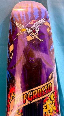 MINT in Shrink Jeff Grosso Demon Black Label Skateboard Deck Santa