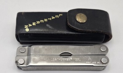 VTG Leatherman Tool Stainless Steel multi-tool w/ Sheath Great Cond L-6