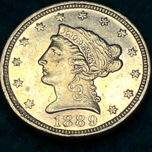 PL 1889 G$2.50 Liberty Head Gold Quarter Eagle - Proof-Like Fields - Picture 5 of 5