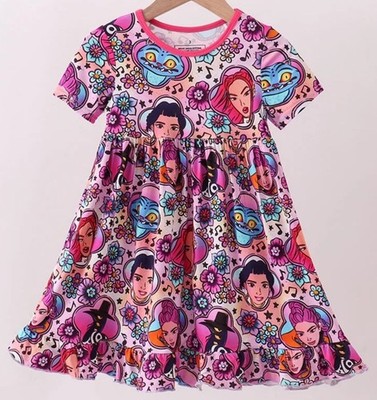 Purple character 95% bamboo dress by Abby & Evie | Size: Age 8 | New W/ Tags!