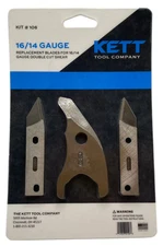 Kett Tool Company KIT106 Replacement Blade Kit for 14/16 GA Shears