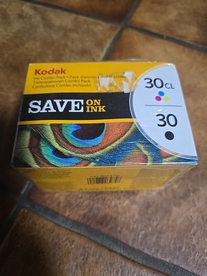 Genuine Kodak 30 Black And 30 Tri-Color Ink Cartridges Combo Pack OEM Original