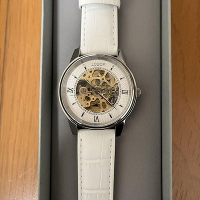 新品未使用LOBOR DYNASTY CONSTANTINE WHITE 40 Dynasty Constantine White 40mm | Skeleton Automatic Watches