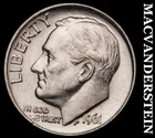 1961 Silver Roosevelt Dime-Scarce Better Date No Reserve #i3038