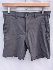 Copper & Oak Mens Momentum All Day Shorts Sz 34 Gray Performance Stretch 