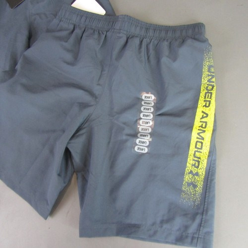 Under Armour Woven Graphic Shorts Athletic Gym Activewear YLG Lot of 2 Youth - Picture 5 of 5