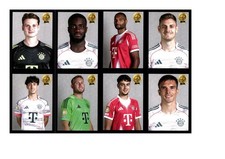 Autogrammkartensatz FC  Bayern M&uuml;nchen Klub WM 2025 mit 29 Karten
