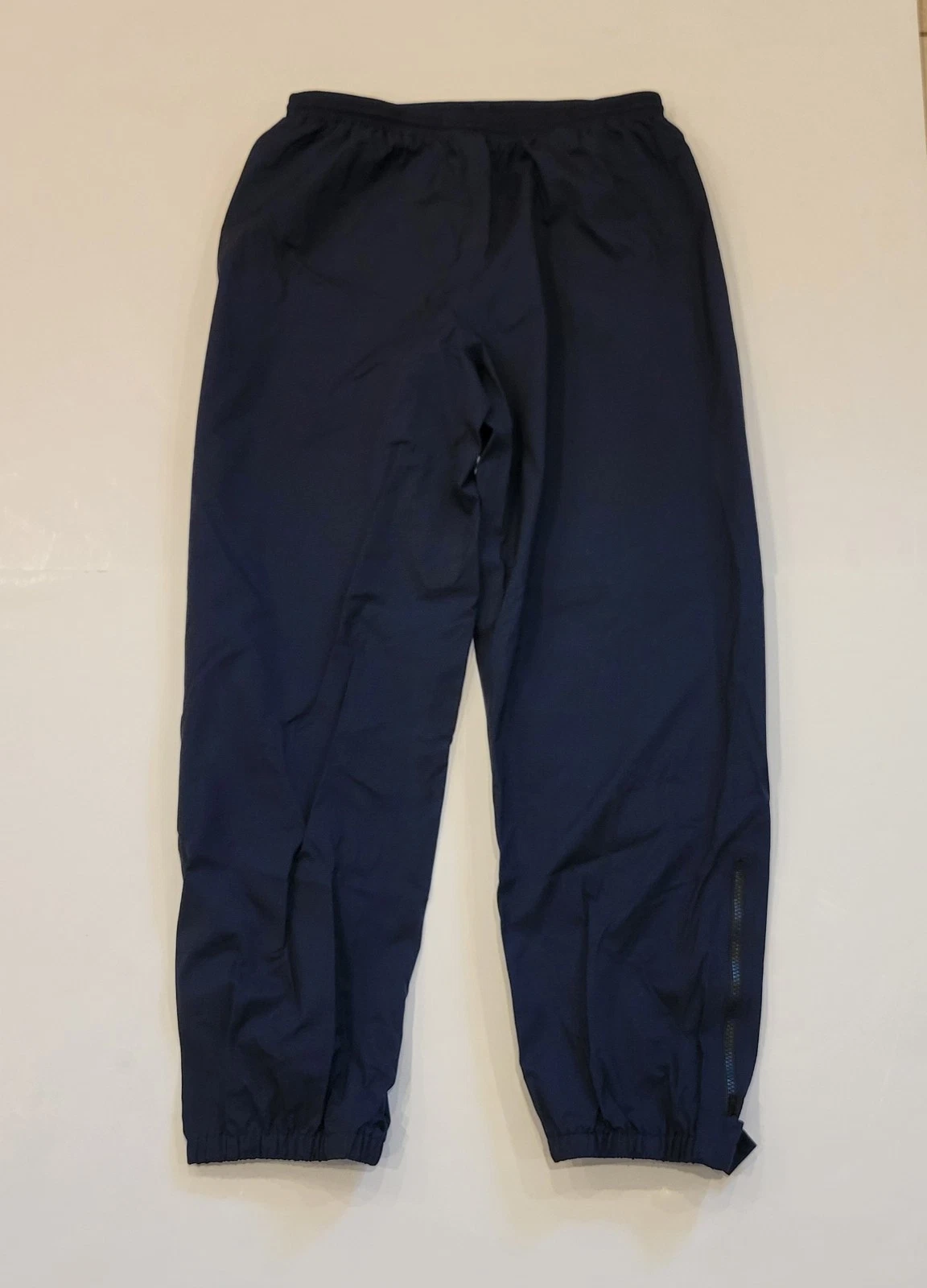 Frank Shorter Goretex Track Pants Size XLarge Navy Hiking Windbreaker Zip Ankle