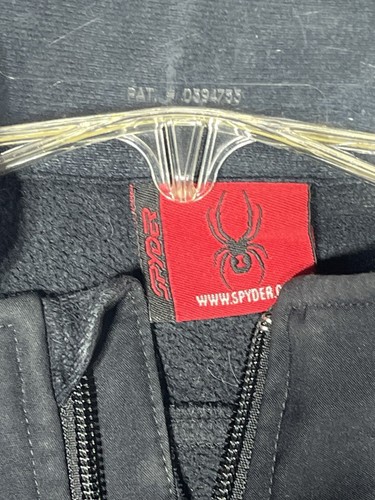 Spyder Black Stretch Jacket Sports Trail Hiking Jogging Size 16 - Picture 5 of 9