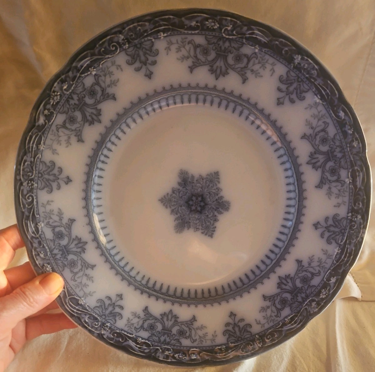 希少 Burleigh Ware Burgess&Leigh プレート 海外 Burgess Leigh Flow Blue In Burleigh (Burgess & Leigh) China for