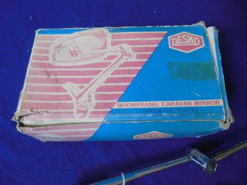 RARE NOS Desmo Caravan Tow Mirror 1960's British Saloons Vans Sports Cars #214 - Picture 2 of 10