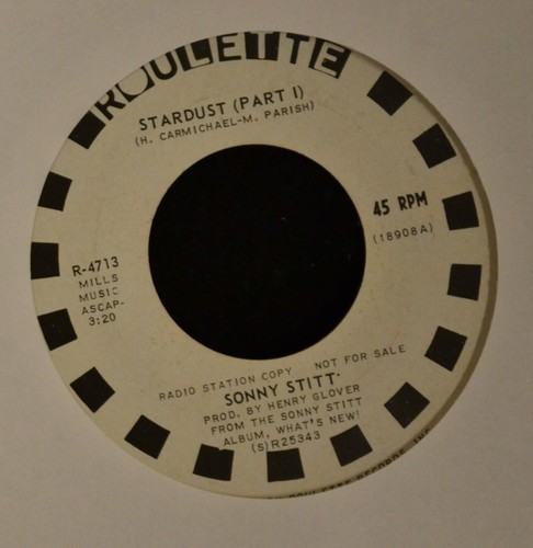 Sonny Stitt Roulette 4713 DJ Stardust parts 1 & 2 Mint- - 第 1/1 張圖片