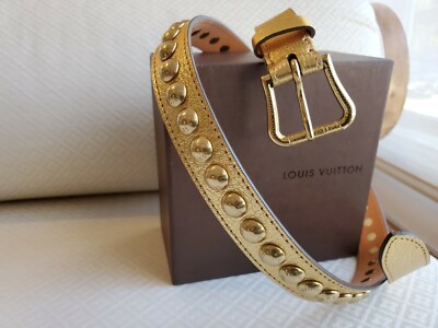 Louis Vuitton Gold Belt, Very Limited, Vintage Suhali Style 32”-36” Louis Vuitton | Accessories | Lv Belt | Poshmark main image 3