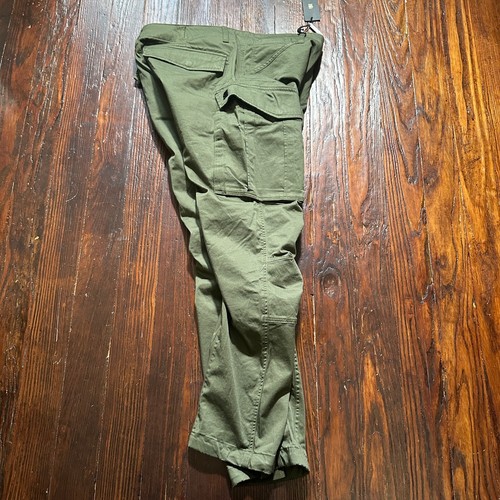 G-Star Raw Pants Mens 36x32 Green Cargo Rovic Zip 3D Tapered Trouser Army NWT - Imagen 18 de 20