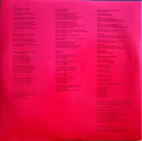THE BEATLES - 1962-1966 The Red Album - 3 LP Half Speed Master Red VINYL NEW - Picture 18 of 19