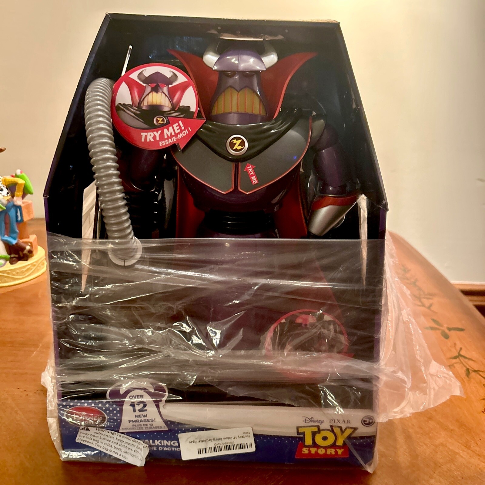 RARE Box - Toy Story Zurg Talking 14” Action Figure. Stored In Plastic.Nice Cond