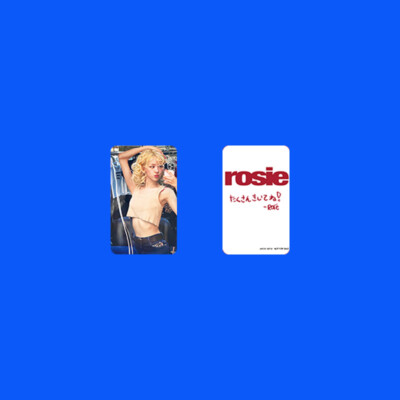 Rosie カード 8pcs/set Kpop ROSE ROSIE Solo K4 Self Made Photo Cards . Photocard